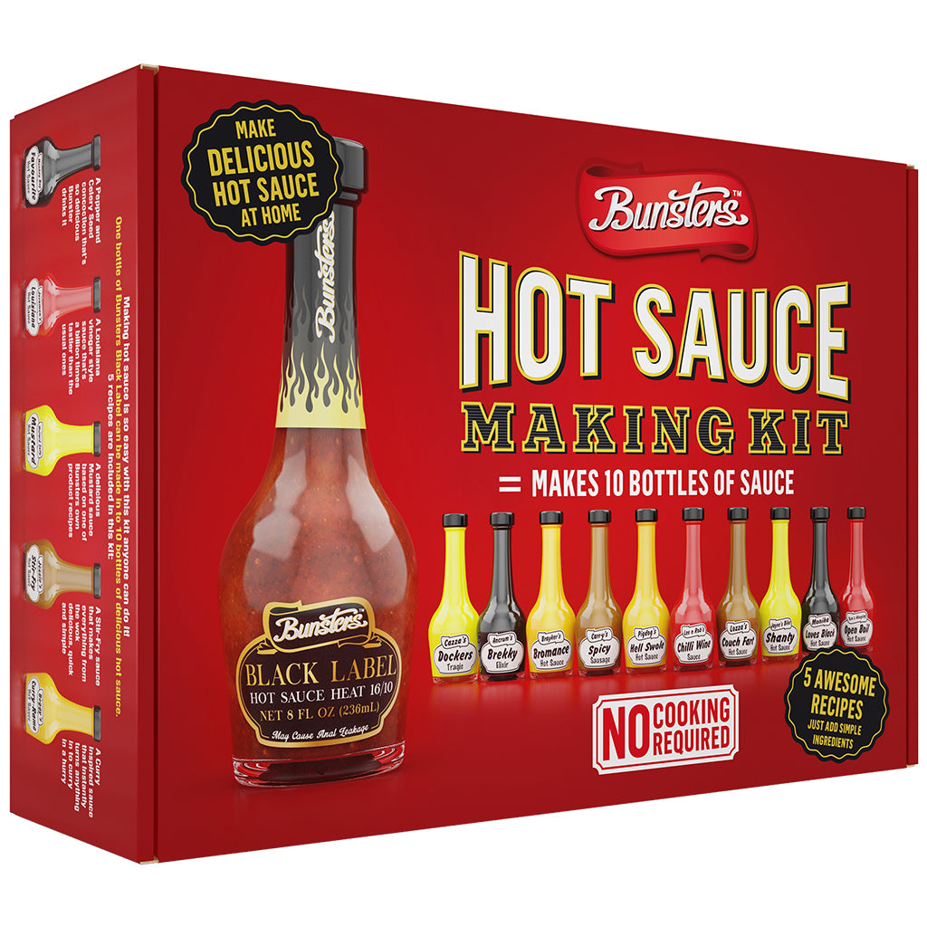 How to Make Hot Sauce Kit (Free Shipping) – Bunsters Worldwide